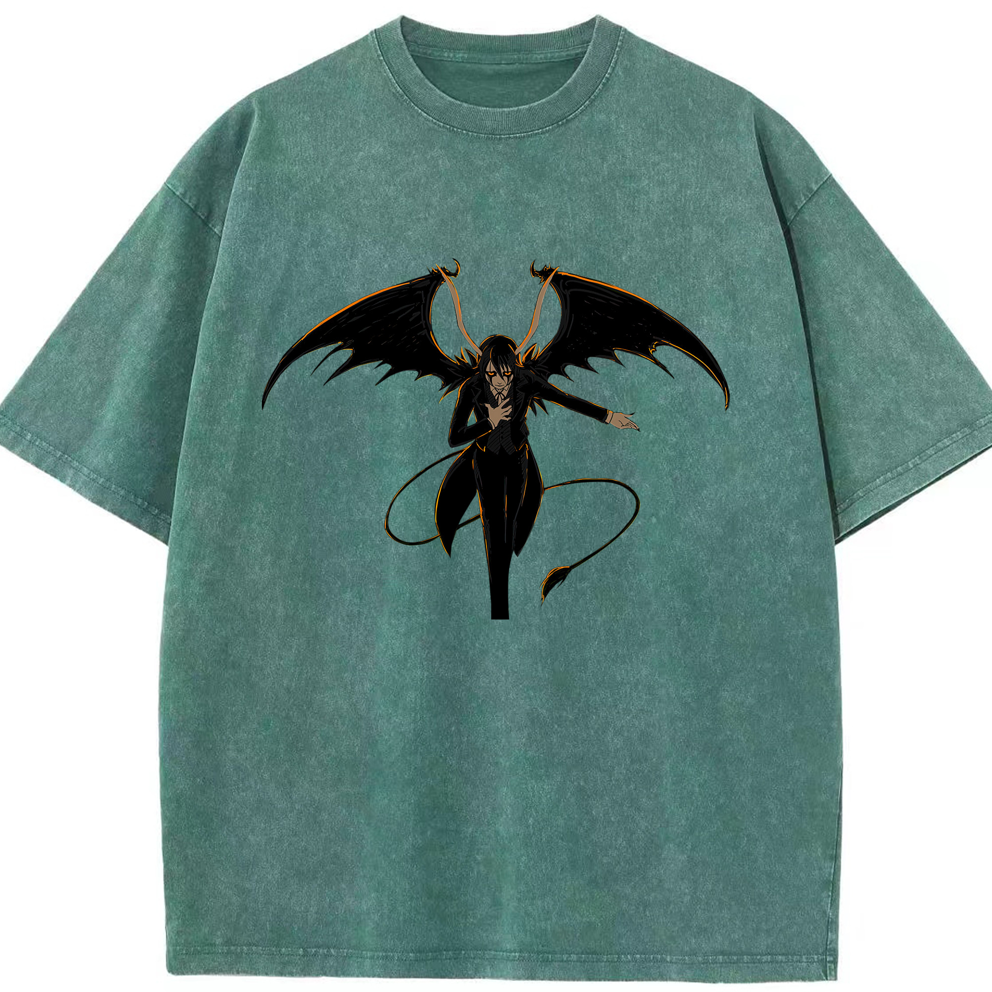 （画像用） ブリーチ ウルキオラ·シファー BLEACH Ulquiorra cifer 綿100% ヴィンテージ風 半袖Tシャツ（フロントプリント）